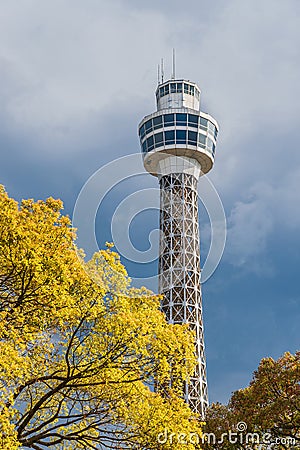 Yokohama Maritime Tower Editorial Stock Photo