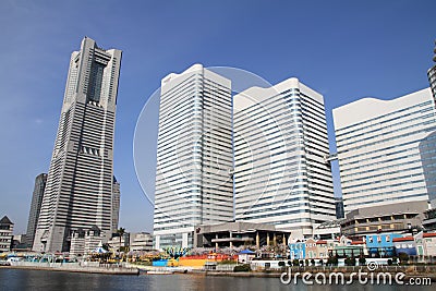 Yokohama minatomirai 21 Editorial Stock Photo