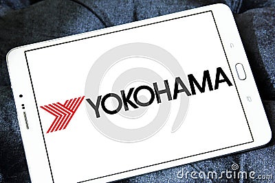 Yokohama Tire company logo Editorial Stock Photo