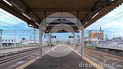 Yokote Station. A railway station in Yokote, Akita Prefecture, Japan Editorial Stock Photo