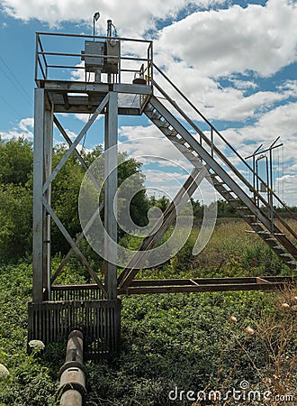 Yolo Bypass Wildlife Area in northern California Stock Photo