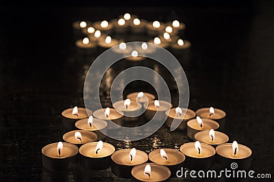 Yom HaShoah day abstract photo. Stock Photo