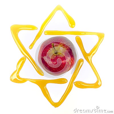 Yom kippur star of david Stock Photo