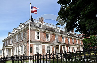 Yonkers, NY: 1693 Philipsburg Manor Stock Photo