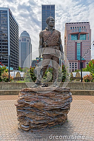 York, the African American man who accompanied Lewis and Clark Editorial Stock Photo