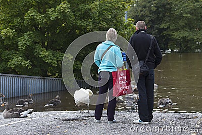 York Floods - Sept.2012 - UK Editorial Stock Photo