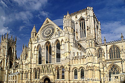 York Minster Catherdral Stock Photo