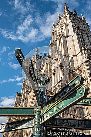 York Minster England UK Editorial Stock Photo