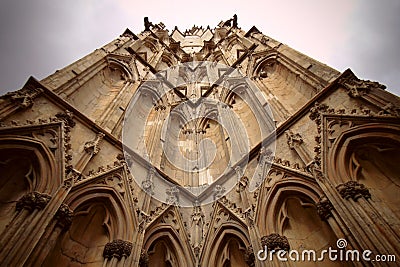 York Minster's symmetry Stock Photo