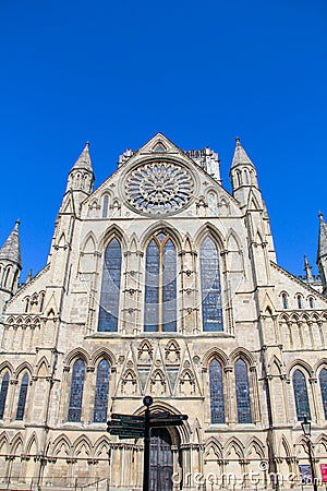 York Minster in York, Yorkshire, England Stock Photo