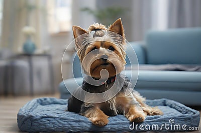 Yorkshire Terrier puppy Stock Photo