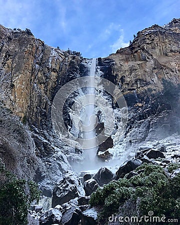 Yosemite Falls Stock Photo