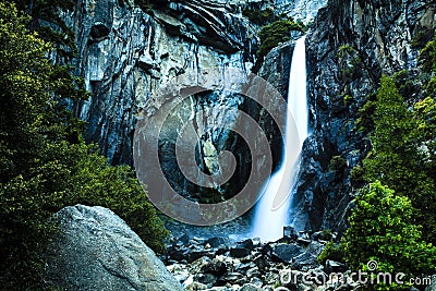 Yosemite Falls Stock Photo