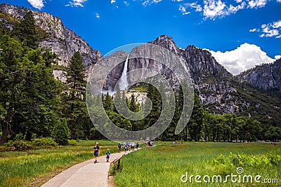 Yosemite Falls Editorial Stock Photo