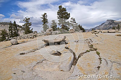 Yosemite NP, Olmsted Point Stock Photo