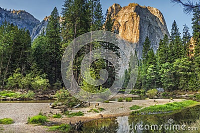 Yosemite at Sunrise Stock Photo