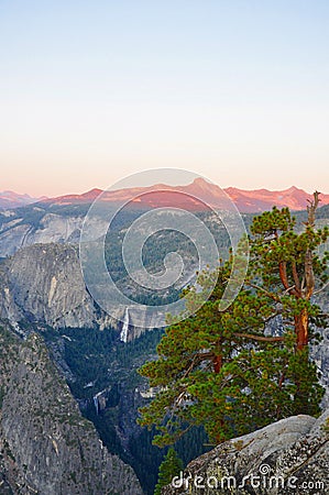 Yosemite Sunset Stock Photo