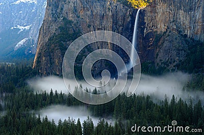 Yosemite Tunnel View Stock Photo