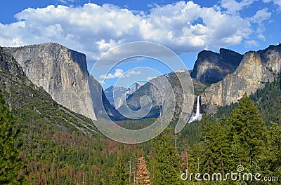 Yosemite Valley, California, USA, spring landscape Stock Photo