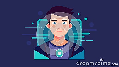 You can customize your virtual avatar to resemble yourself allowing for a more personalized and immersive experience Vector Illustration