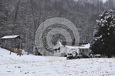 Living in the Woods of West Virginia Editorial Stock Photo