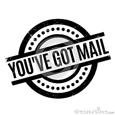 You have Got Mail rubber stamp Stock Photo