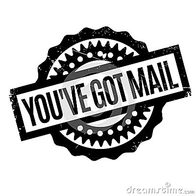 You have Got Mail rubber stamp Stock Photo