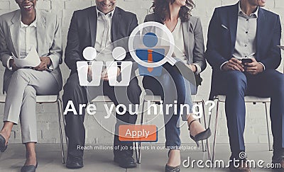 Are You Hiring? Employment Career Job Search Concept Stock Photo