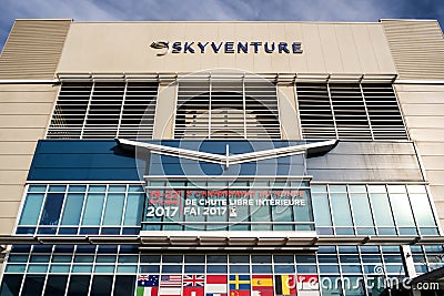 The SkyVenture Laval Editorial Stock Photo