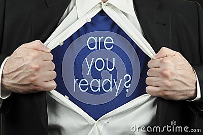 Are you ready Stock Photo