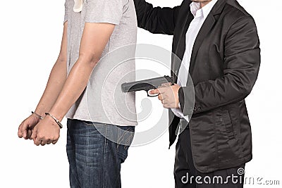 You are under arrest Stock Photo