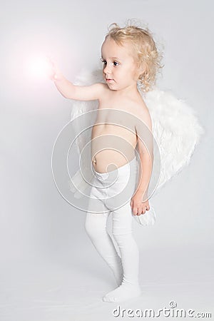 Young angel Stock Photo