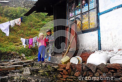 Young asian children Editorial Stock Photo