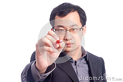 Young Asian Male Model Stock Photo
