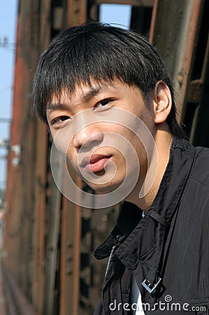 Young Asian Man Stock Photo