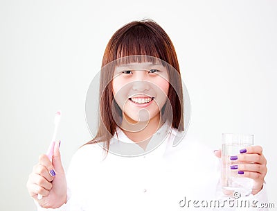 Young asian woman Stock Photo