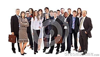 Young attractive business people Stock Photo