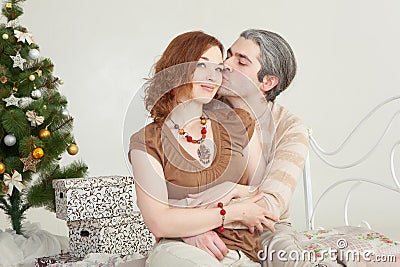 Young attractive loving couple Stock Photo