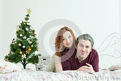 Young attractive loving couple Stock Photo