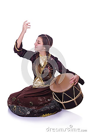 Young azeri woman Stock Photo