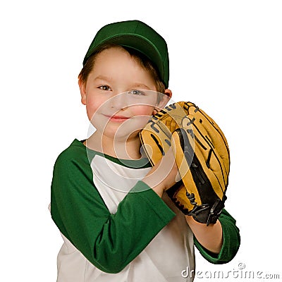 Young baseball player Stock Photo