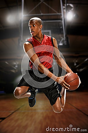 Young Basketball player Stock Photo