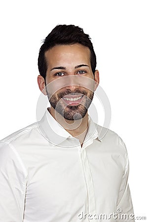 Young bearded businessman Stock Photo