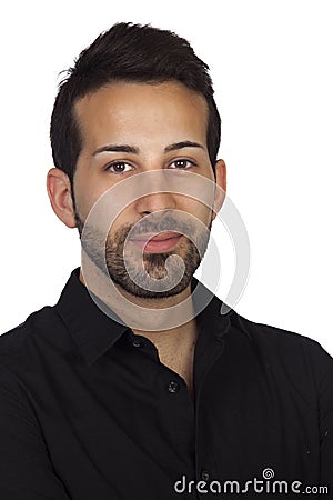 Young bearded businessman Stock Photo