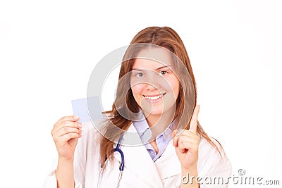 Young and beautiful medical doctor woman Stock Photo