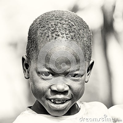 A young boy from Ghana Editorial Stock Photo