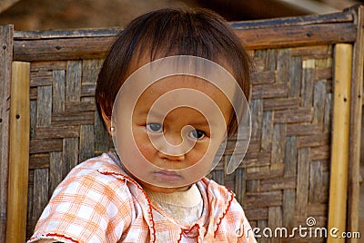 Young Burmese girl Editorial Stock Photo