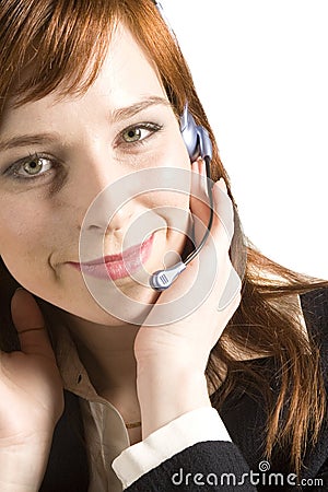 Young business asistance Stock Photo