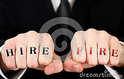 Business man fist Stock Photo