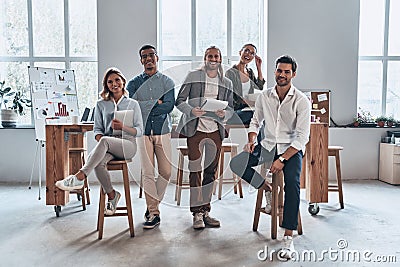 Young business professionals. Stock Photo